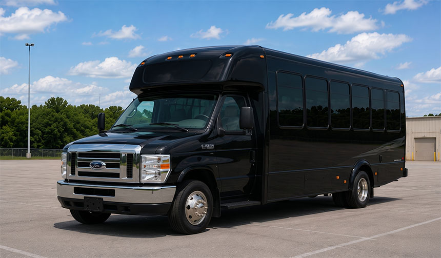 20-passenger minibus available for charter in Brandon, MS